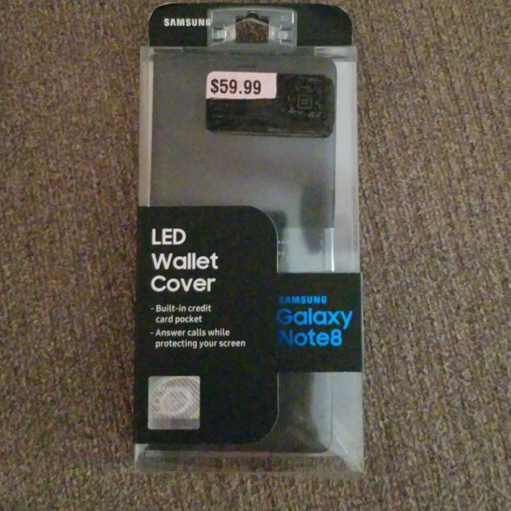 LED SAMSUNG GALAXY NOTE 8WALLET COVER